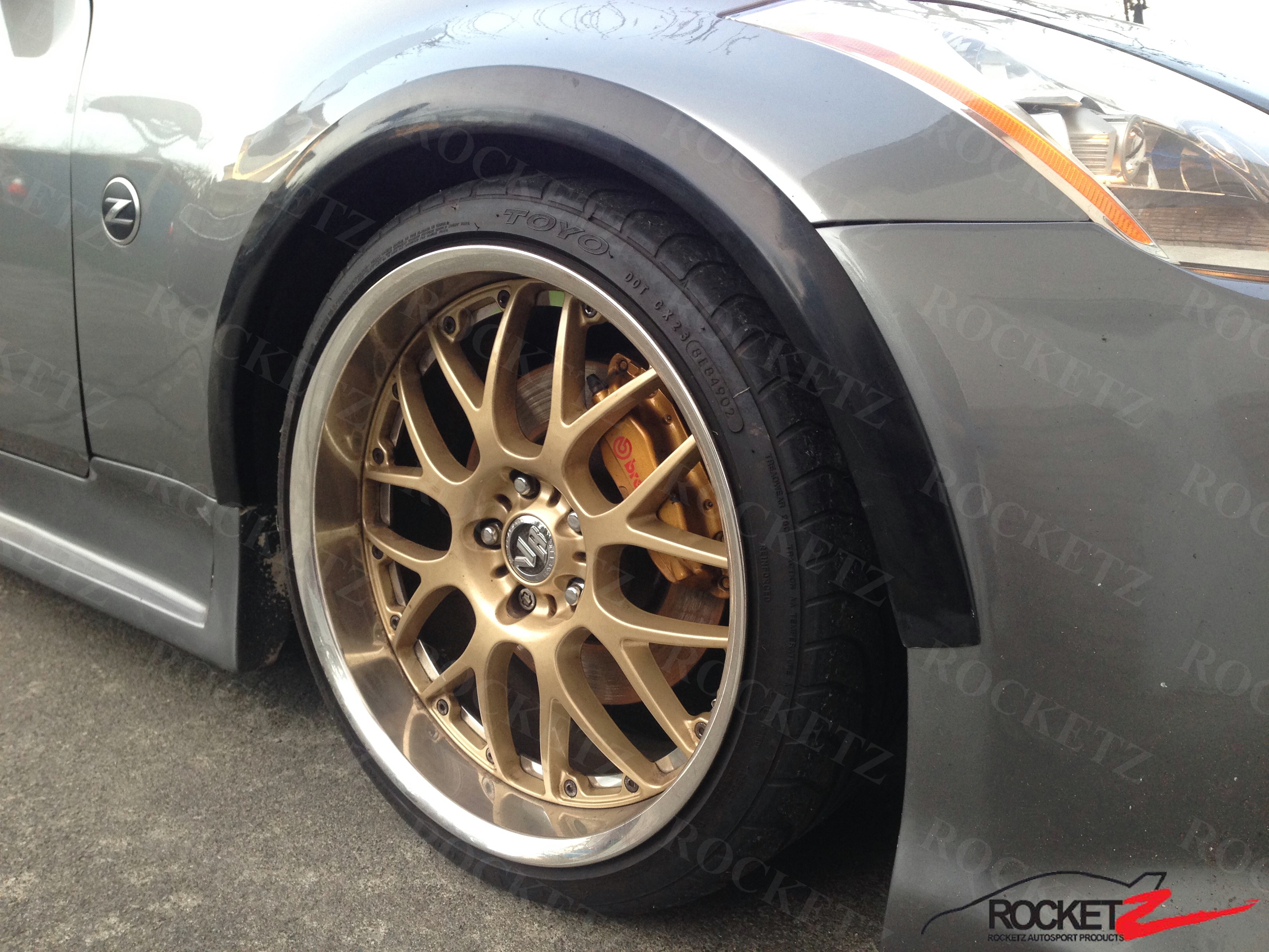 350z Z33 Nismo Style JDM Rear Fender Flares 2PC USA CANADA VQ35