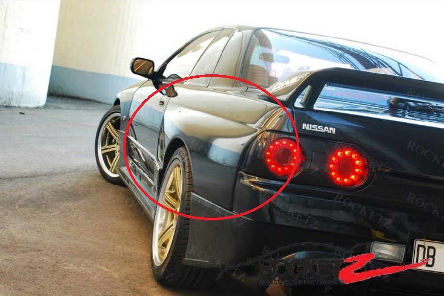89-93 Skyline R32 GTR OE Factory Style Rear Fender Panels Fenders 89-93 Skyline R32 GTR OE Factory Style Rear Fender Panels Fenders